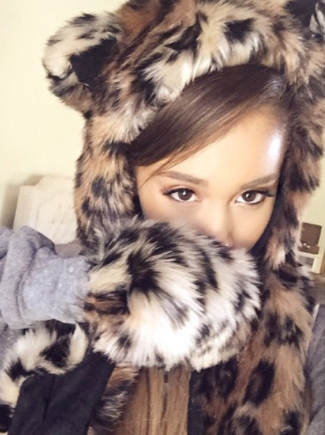 Ariana Grande Lepoard Fur