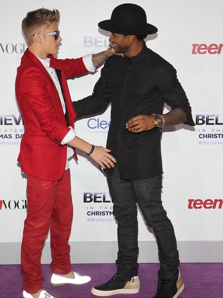 Justin Bieber and Usher 