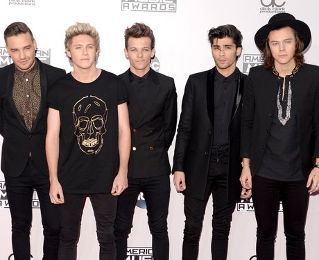 One Direction arrive at the American Music Awards 
