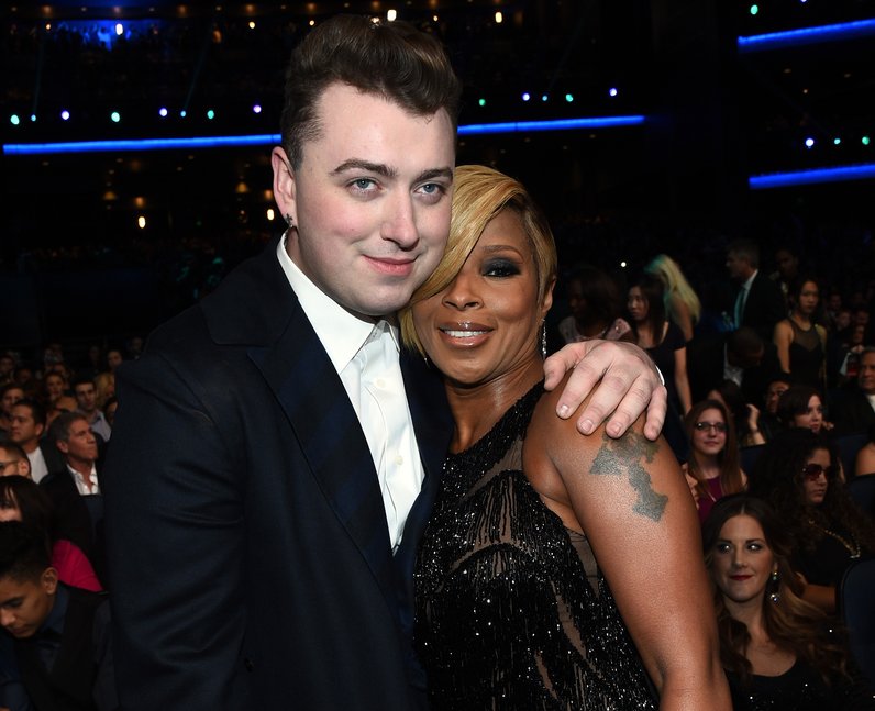 Sam Smith and Mary J. Blige