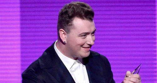 Sam Smith on stage American Music Awards 2014