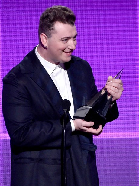 Sam Smith on stage American Music Awards 2014