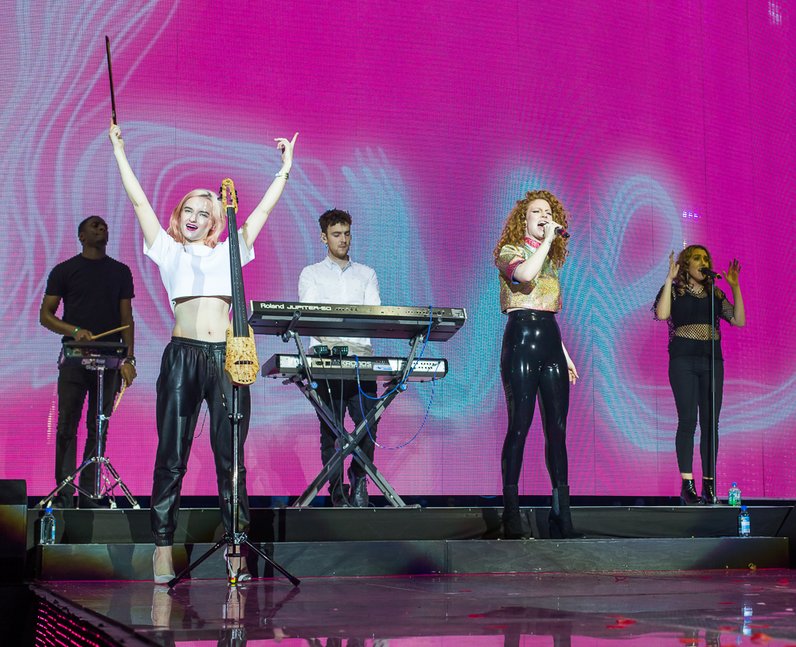 Clean Bandit at the Jingle Bell Ball 2014