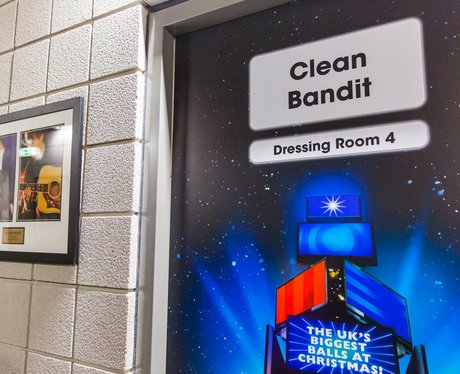 Clean Bandit Dressing Room Backstage Jingle Bell B