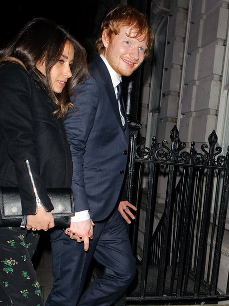 Ed Sheeran and girlfriend