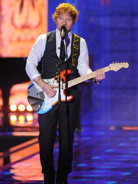 Ed Sheeran Victoria's Secret Fashion Show 2014