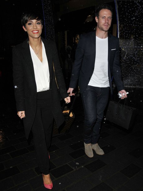 Frankie Sandford and Wayne Bridge