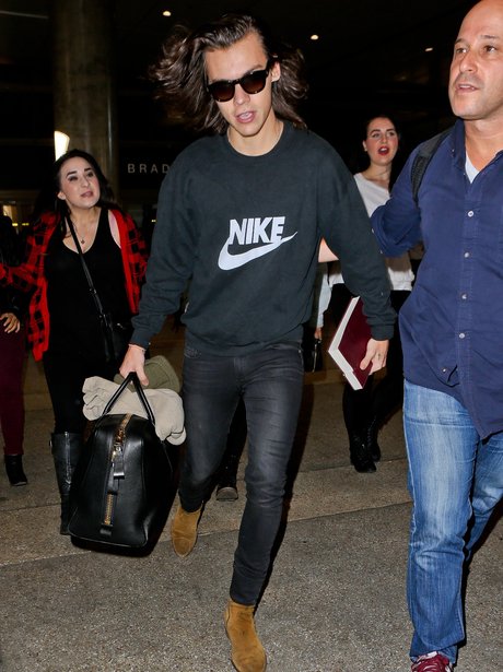 Harry Styles at LAX airport