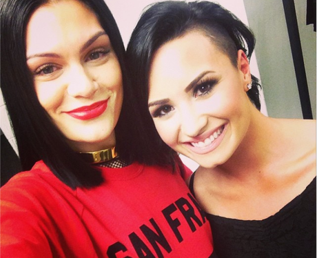 Jessie J Demi Lovato Instagram