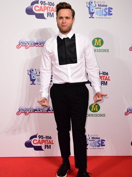 Olly Murs Red Carpet at the Jingle Bell Ball 2014