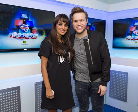 Olly Murs backstage Jingle Bell Ball 2014