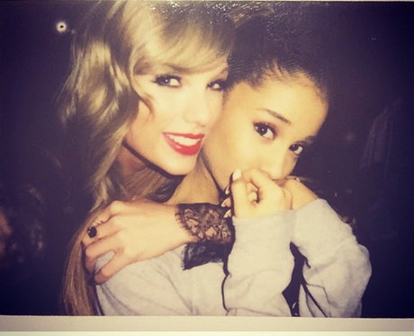 Taylor Swift Ariana Grande Victoria's Secret Insta