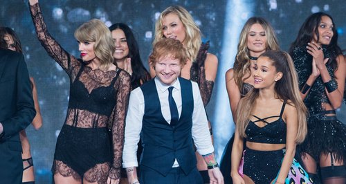 Taylor Swift, Ed Sheeran and Ariana Grande Victori