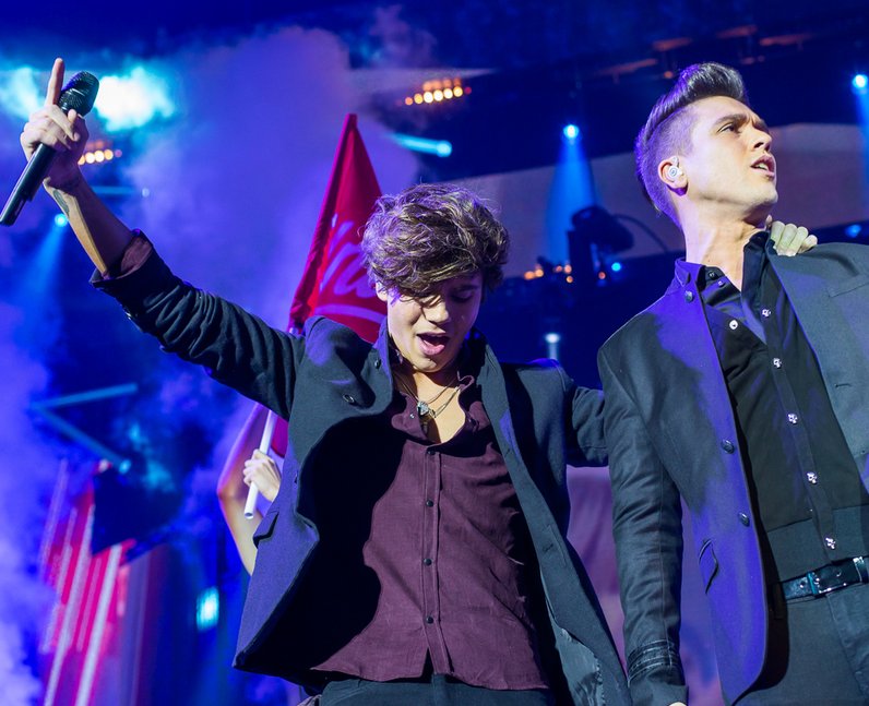 Union J at the Jingle Bell Ball 2014