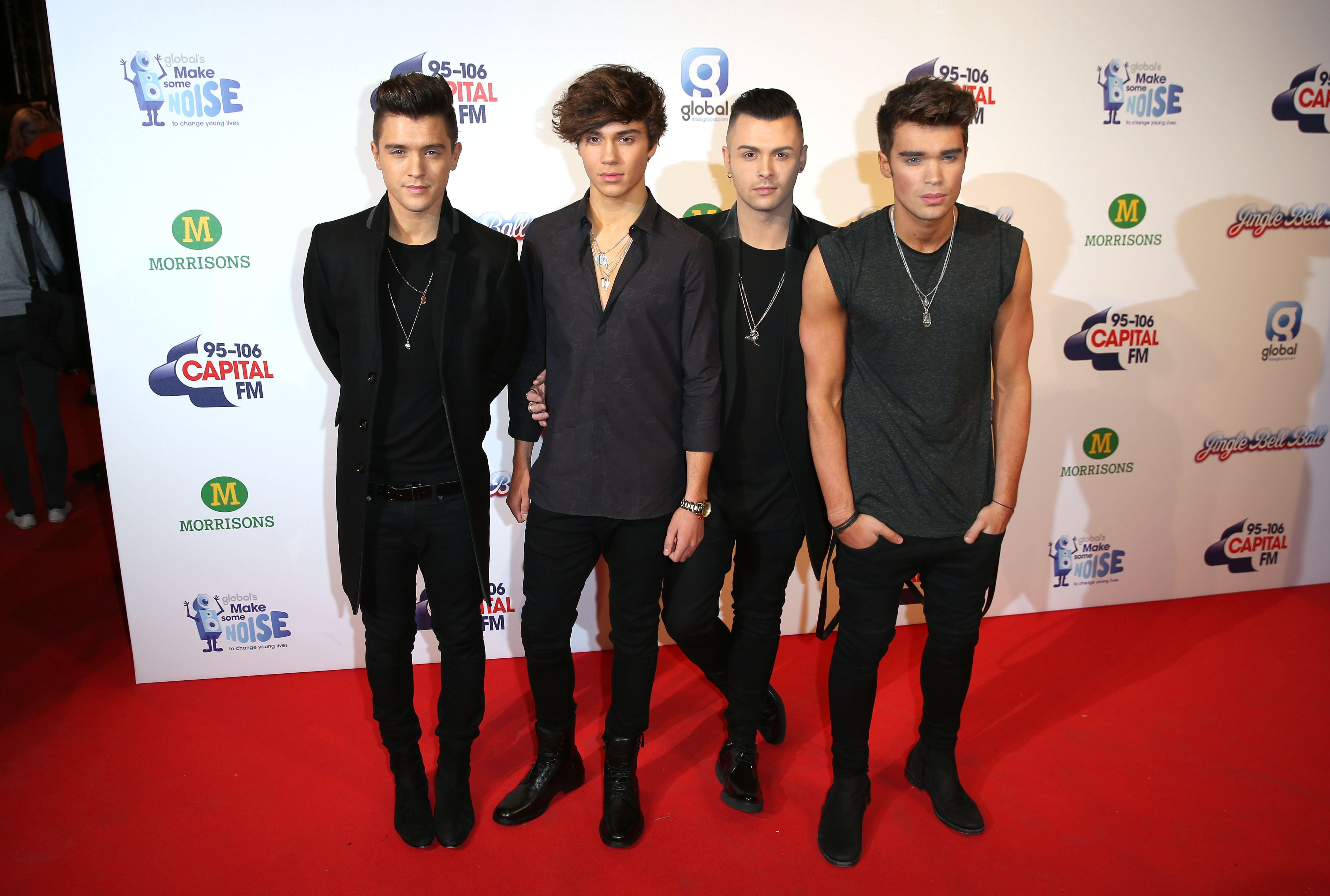 Union J Red Carpet Jingle Bell Ball 2014