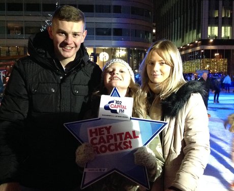 Capital FM at Spinningfields Ice Rink - Sunday 7th