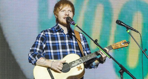 Ed Sheeran at the Jingle Bell Ball 2014