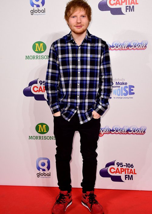 Ed Sheeran Jingle Bell Ball 2014 Red Carpet