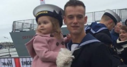 HMS Defender Portsmouth homecoming