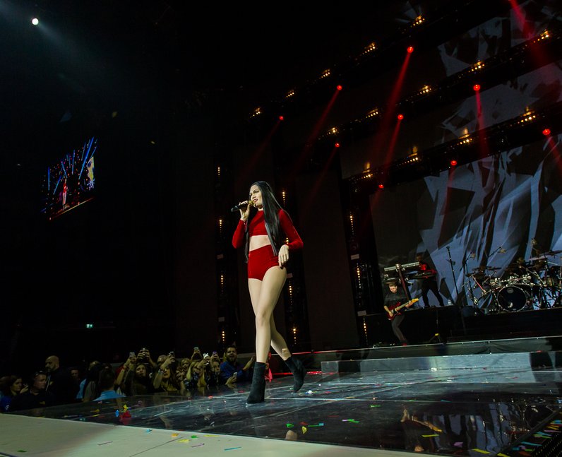 Jessie J at the Jingle Bell Ball 2014