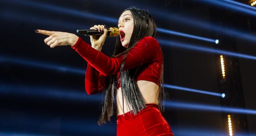 Jessie J at the Jingle Bell Ball 2014