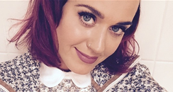 Katy Perry purple hair 