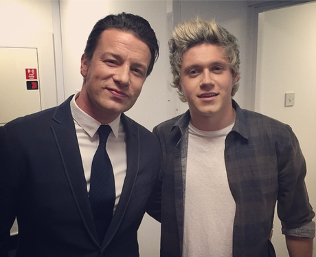 Niall Horan and Jamie Oliver