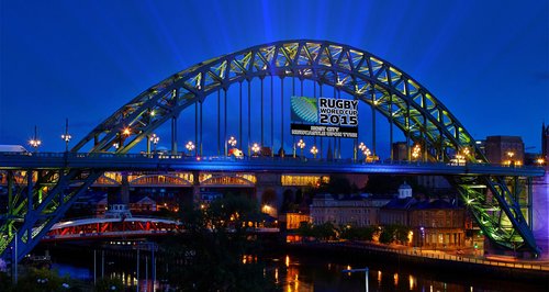 RWC 2015 Newcastle tyne bridge 