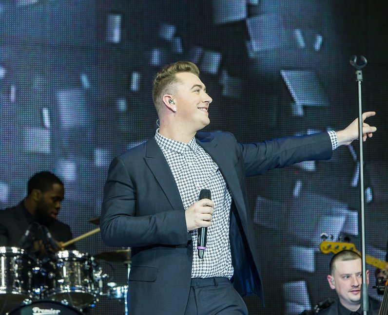 Sam Smith at the Jingle Bell Ball 2014
