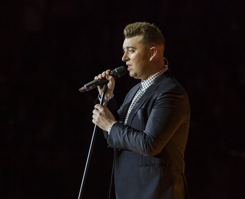 Sam Smith at the Jingle Bell Ball 2014