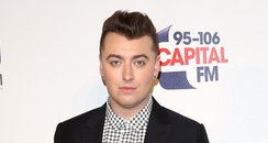 Sam Smith Red Carpet at the Jingle Bell Ball 2014
