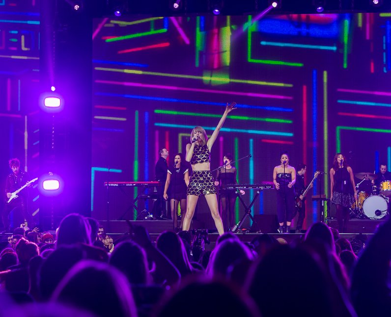 Taylor Swift at the Jingle Bell Ball 2014