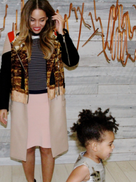 Beyonce and Blue