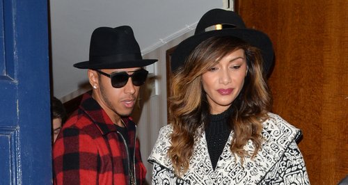 Lewis Hamilton and Nicole Scherzinger Matching Hat