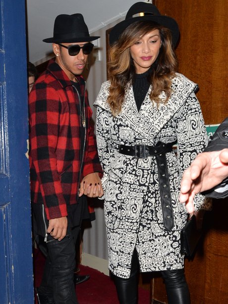 Lewis Hamilton and Nicole Scherzinger Matching Hat