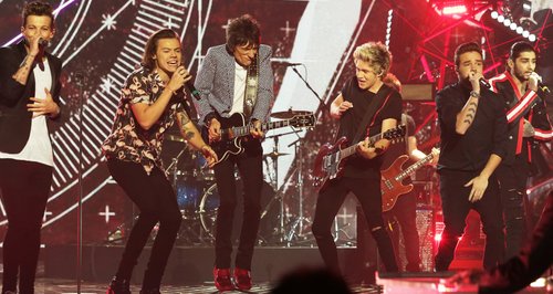 One Direction and Ronnie Wood X Factor 