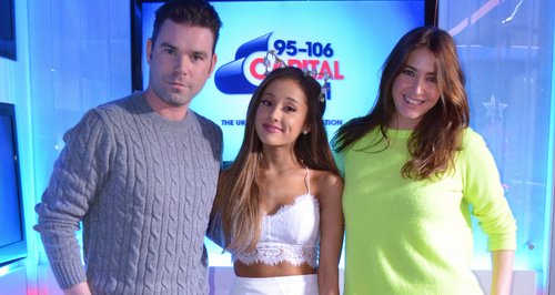 Ariana Grande with Dave Berry & Lisa Snowdon