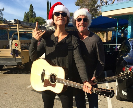 Ashton Irwin Christmas Hat Instagram