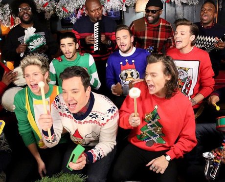 One Direction and Jimmy Fallon
