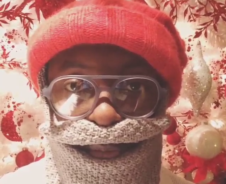 Will.i.am celebrates Christmas