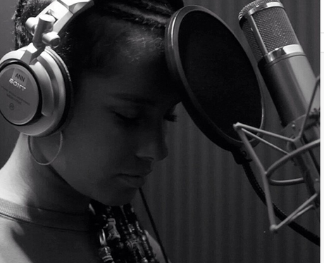 Alicia Keys in the Studio