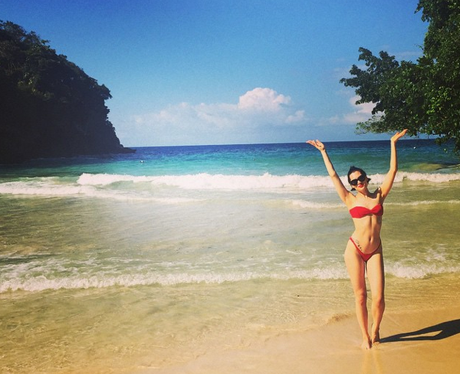 Jessie J in a bikini on holiday