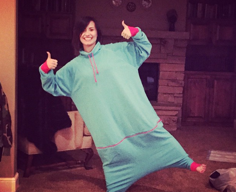 Demi Lovato big onesie