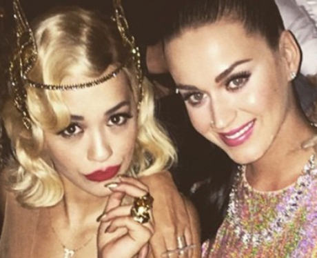 Rita Ora and Katy perry on new year