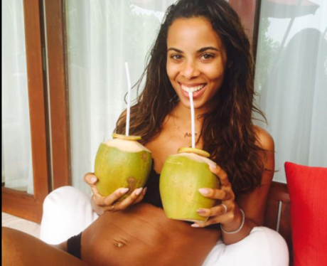 Rochelle Humes in a bikini