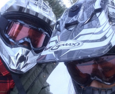 Big Sean and Ariana Grande holiday Tahoe