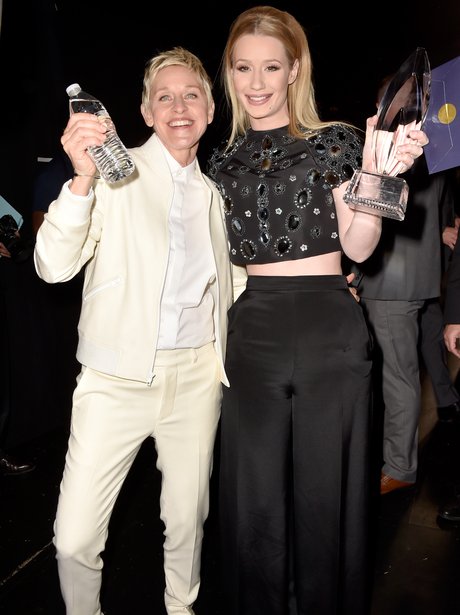 Iggy Azalea and Ellen Generes