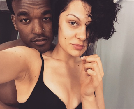 Jessie J and Luke James Selfie