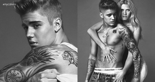 Justin Bieber Calvin Klein 2014 