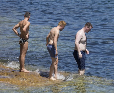 Sam Smith on holiday